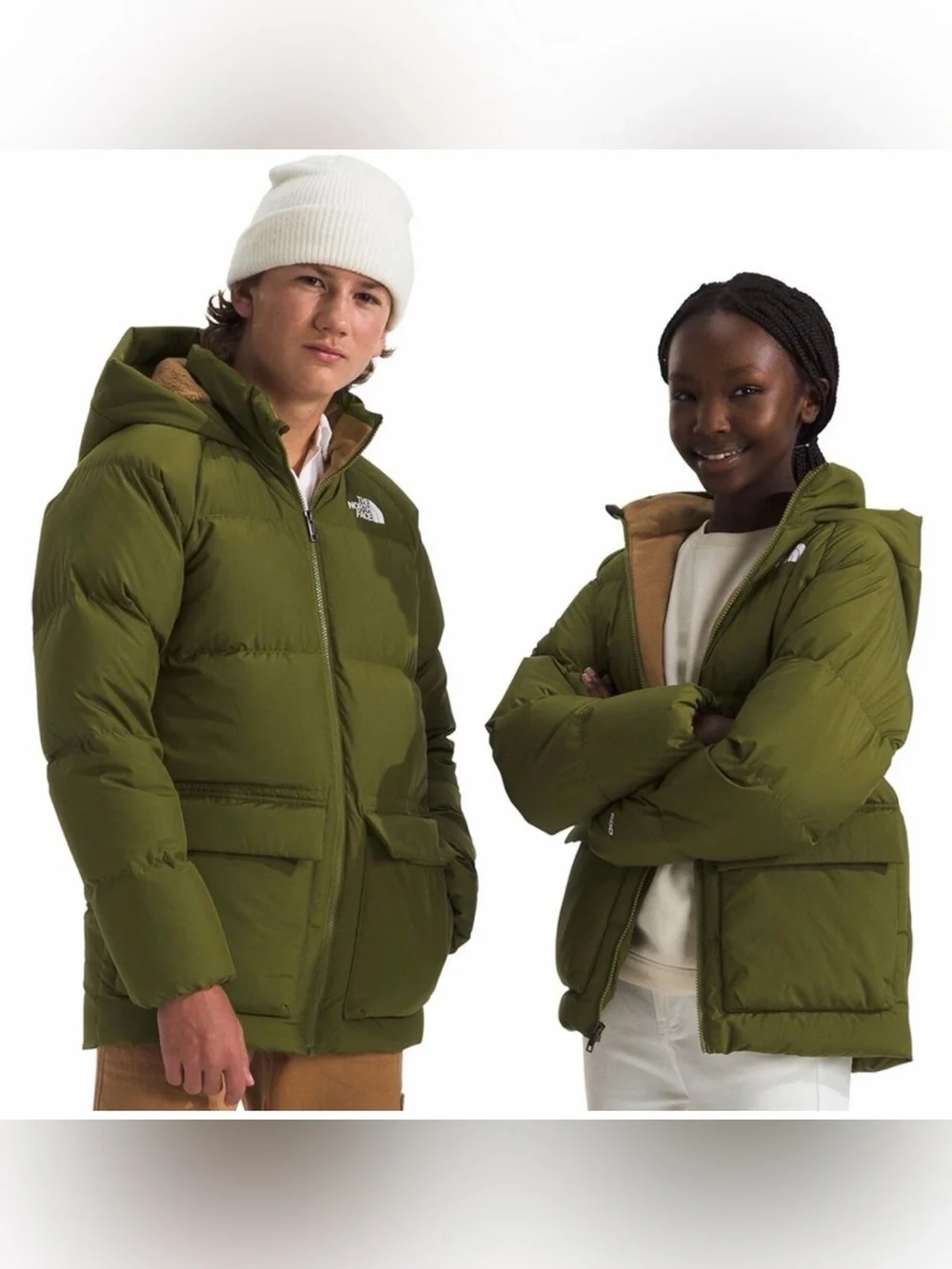 The North Face Big Kids Unisex North 600 Down Parka Fleece - lined Jacket
